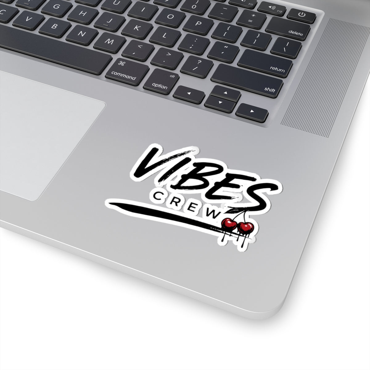 Vibes Crew Cherry Kiss-Cut Sticker