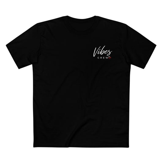 Men's Vibes Crew Tee - Cherry Logo Graphic T-Shirt