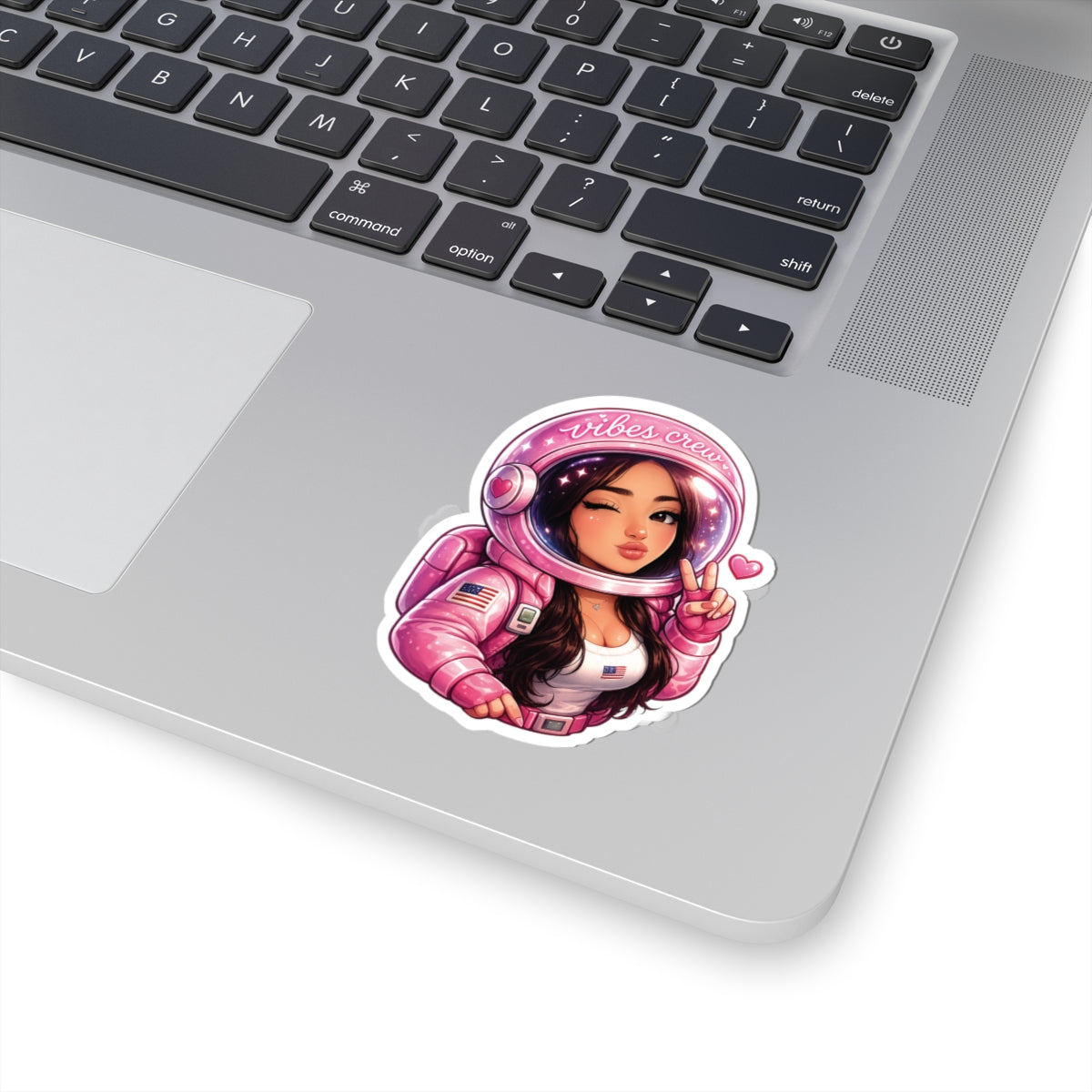 Vibes Crew Astronaut Kiss-Cut Sticker